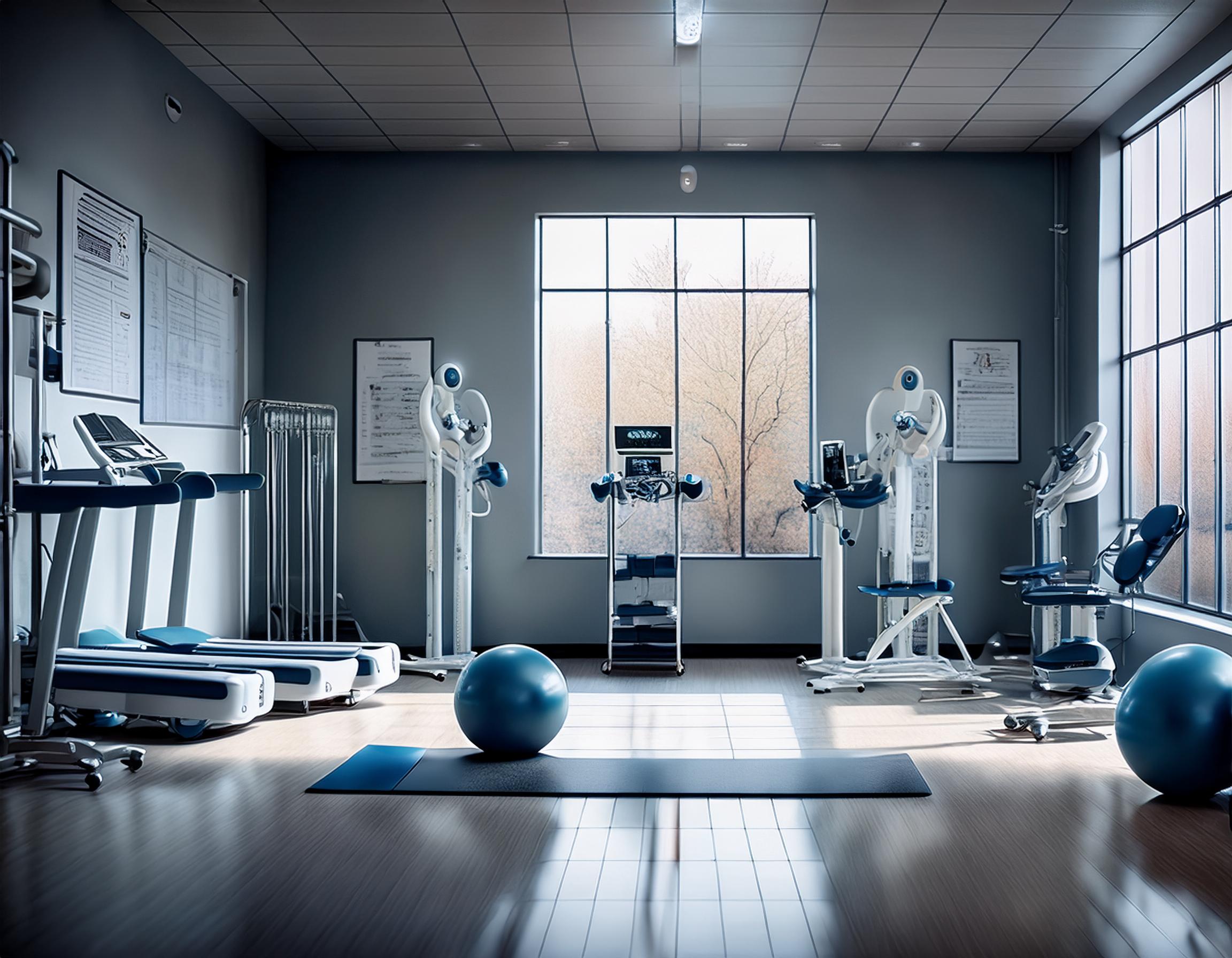 Sportliches Ambiente mit motivierender Atmosphäre